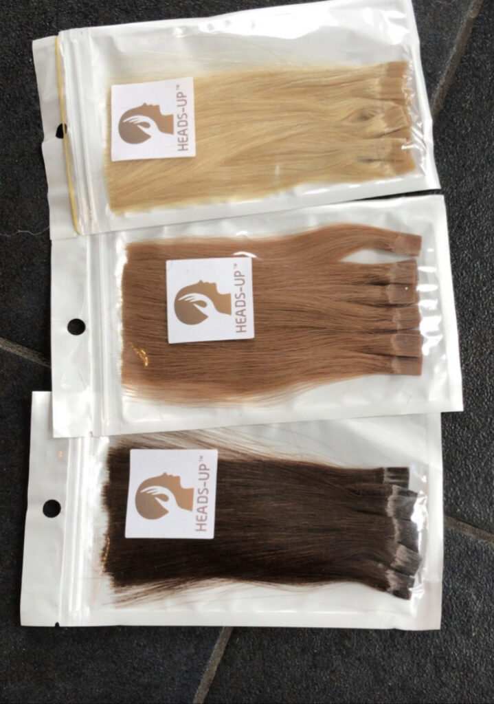 Swatches – proefstrengen echt haar 10cm